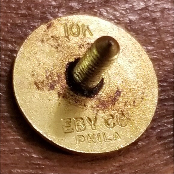 Antique Whitehead & Hoag Co. Lehigh 32nd Degree Mason Sterling Lapel Pin - Picture 5 of 5